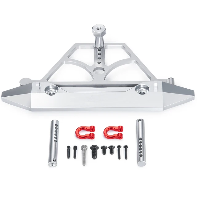 1/10 Scale RC Crawler Metal Rear Bumper With Spare Tire Carrier For D90 D110 - View #3