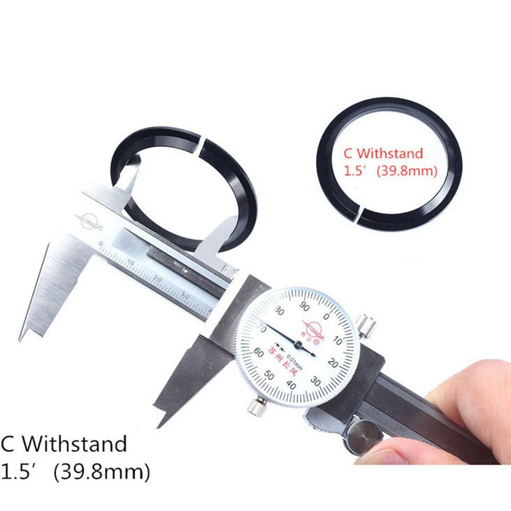 Risiko 1,5 Zoll Universal Bike Headset Basis Spacer Crown Race Headset Unterlegscheibe Öffnung konische gerade Gabel 45 Grad Fahrradteil – Detail 3