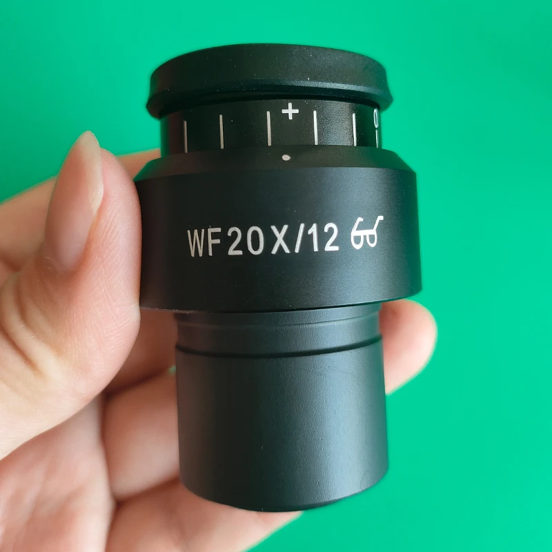 2pcs WF10X WF15X WF20X Wide-Angle High Eyepoint Eyepiece Ocular For Binocular Trinocular Stereo Microscope 30MM Interface size