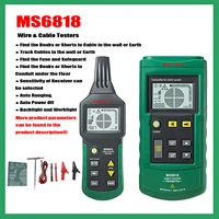MASTECH MS6818 Portable Professional Wire & Cable Testers Wire Cable Tracker Metal Pipe Locator Detector Tester Line Tracker 1
