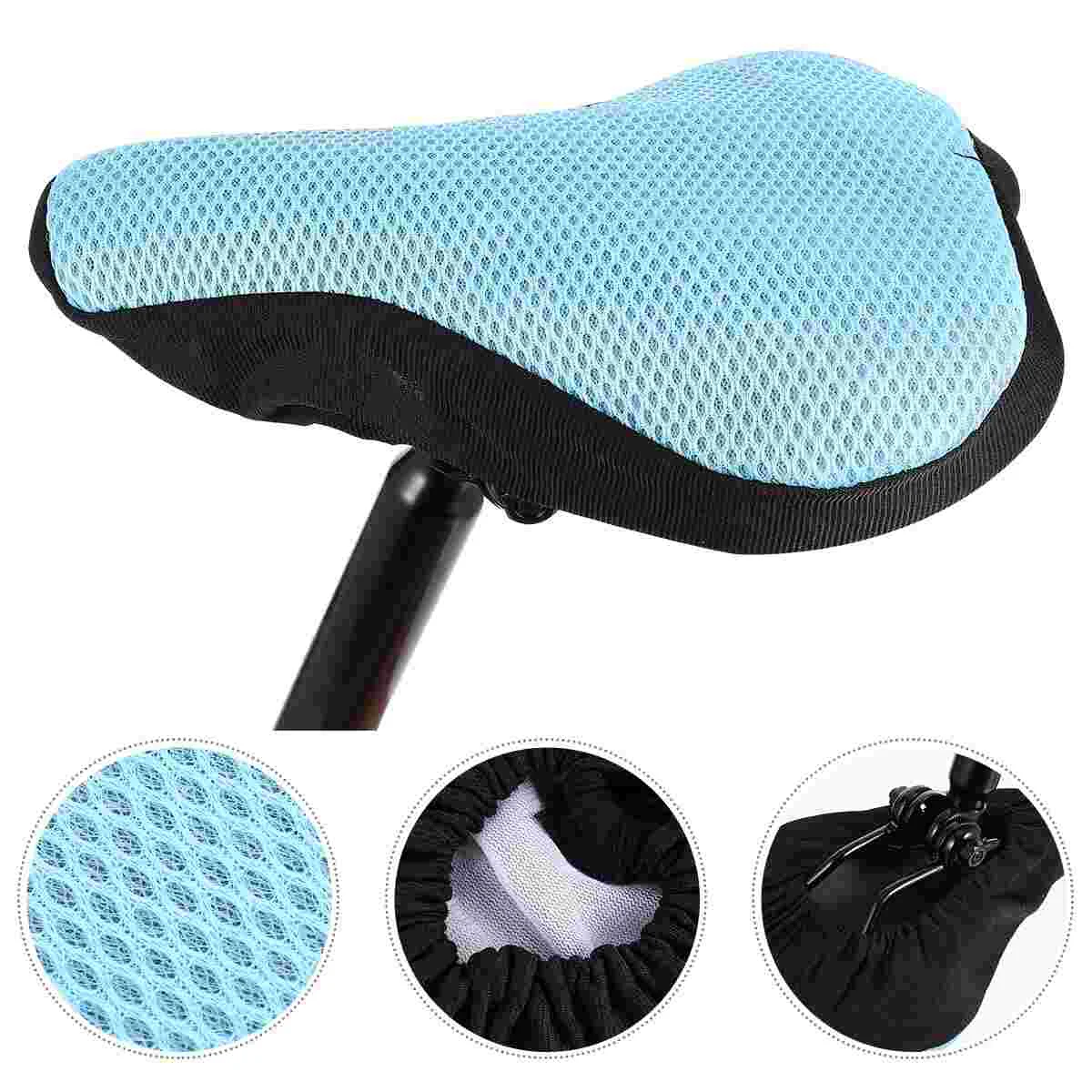 

Clispeed Car Seat Cover Bikes Bike Accessories Bike Seat Backseat Cushion Rear Saddle Bike Anti-Skid Saddle Cover