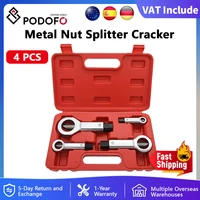 Podofo 4 шт. сверхмощные инструменты для разветвления гаек, портативный инструмент для разделения, ручной инструмент для разбивания гаек, ручной инструмент для извлечения гаек с коробкой