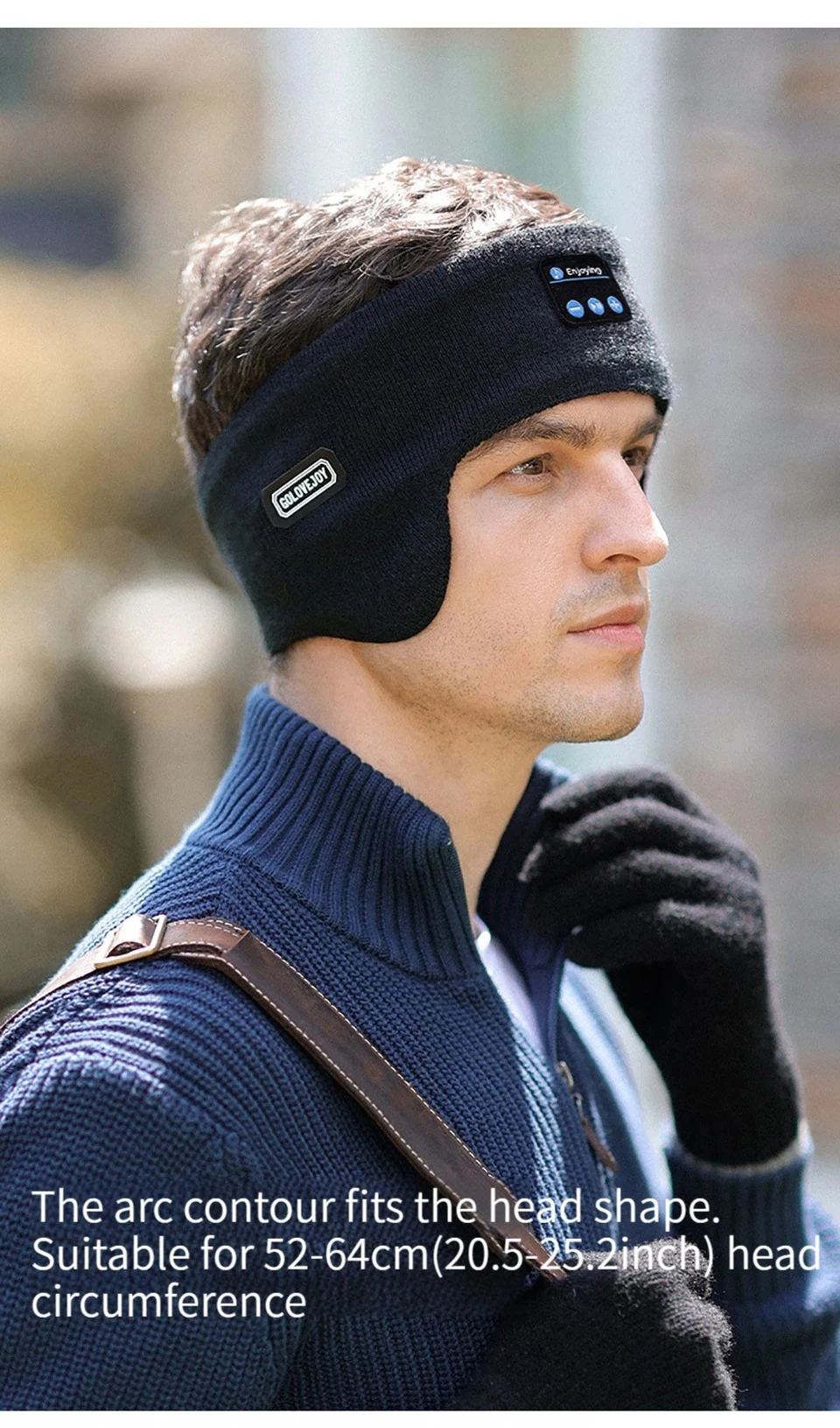 Cuffie bluetooth con paraorecchie invernali morbide e calde_voghion.com