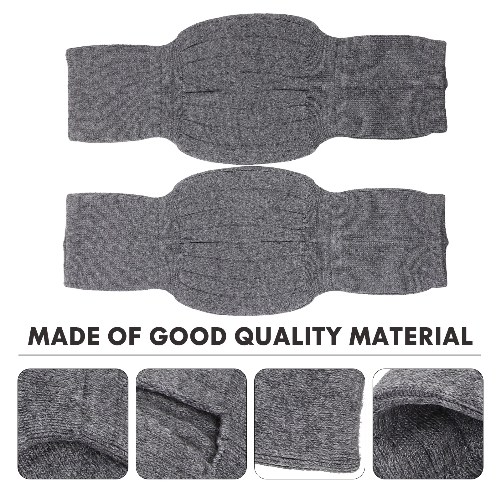

2 Pcs Cashmere Knee Pads Sleeve Breathable Warmer Thicken Comfort Cover Improves Blood Circulation