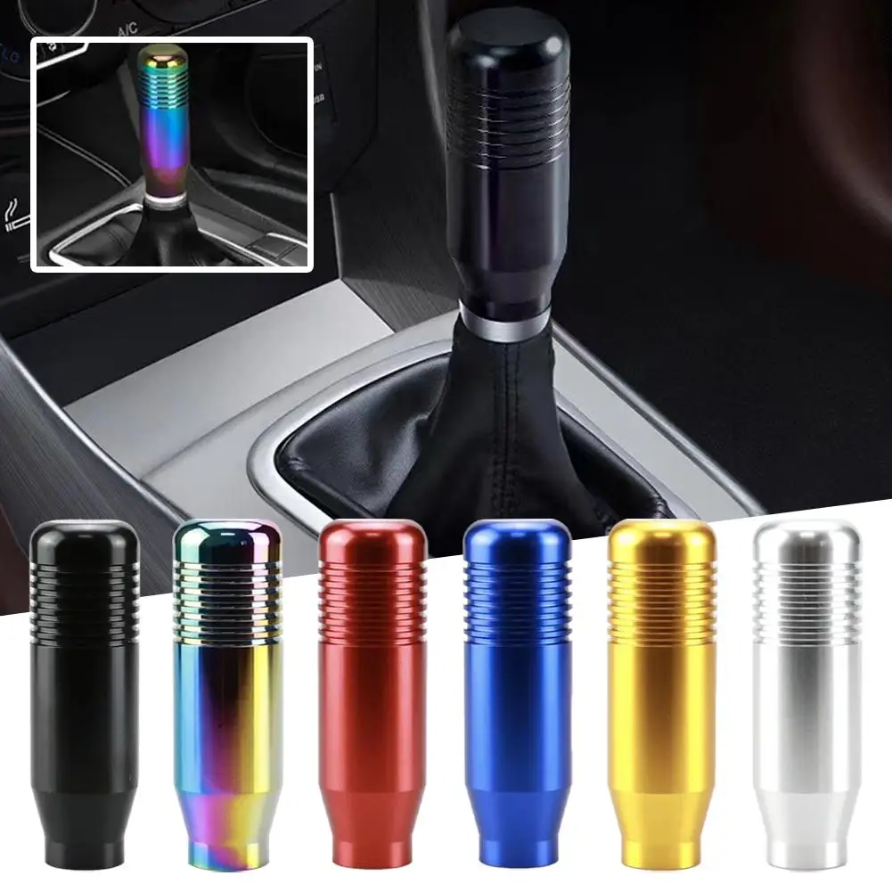 

8.5cm Car Aluminum Alloy Manual Gear Shift Knob Transmission Mugen Universal Head Shifter Accessories Gear Extended Knob Ge