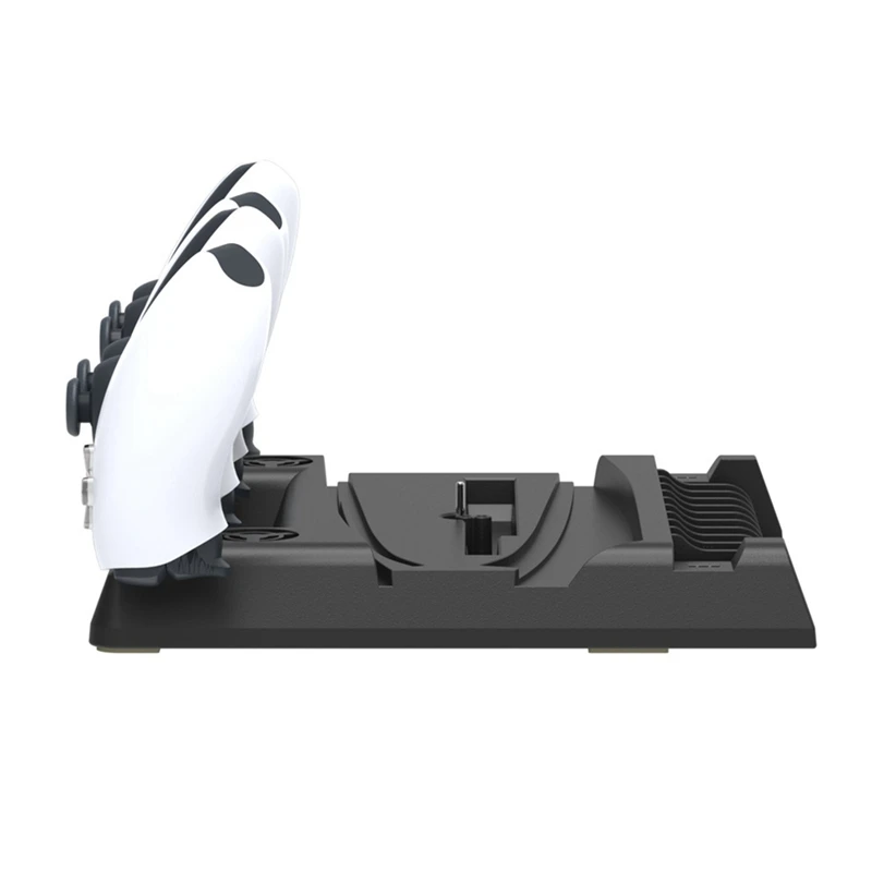 

Док-станция для PS5 Slim, охлаждающая док-станция для PS5, Универсальная док-станция с ручкой дисковый Органайзер