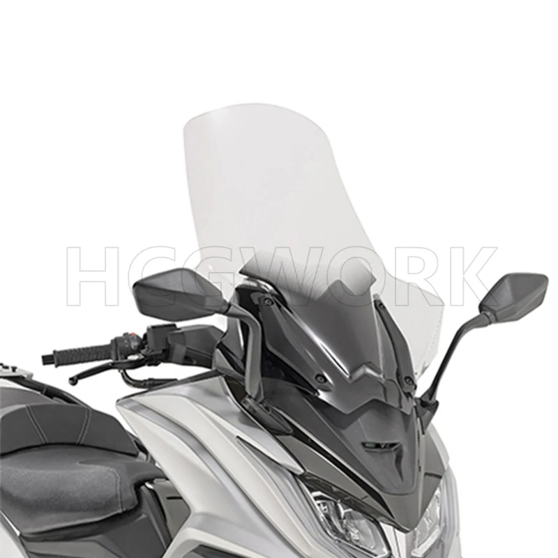 

Motorcycle Accessories Windshield Hd Transparent Heighten Gv Type for Kymco Ak550