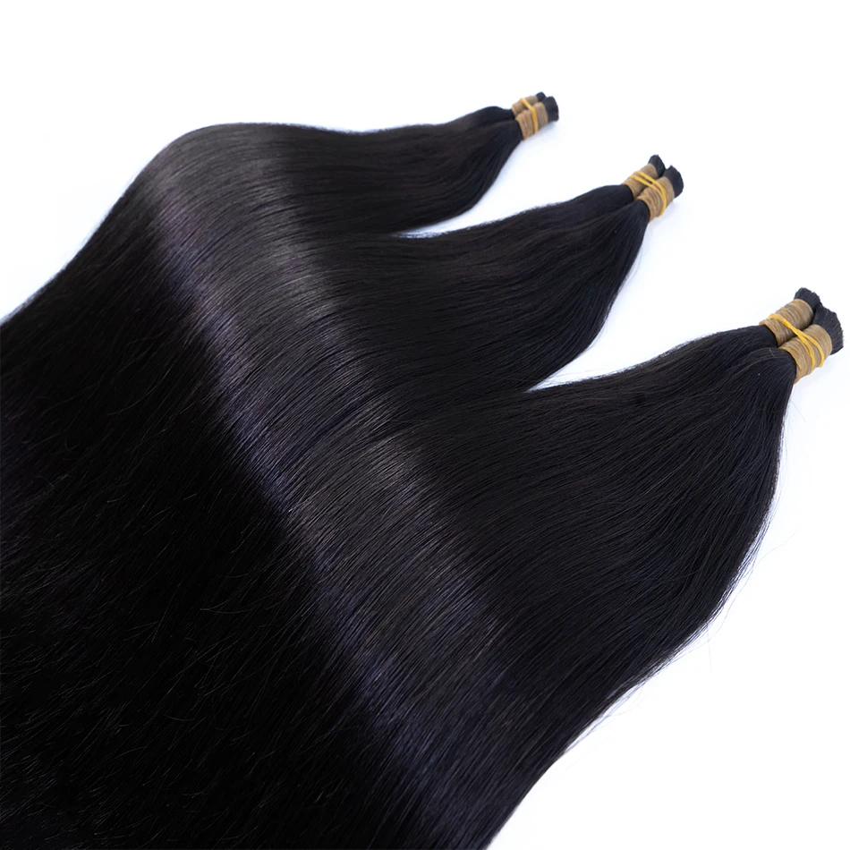100% Human Hair Bulk Cabelo Humano No Weft Unprocessed Vietnamese Human Hair 10a 18-30 Inches Hair Bulk Braiding Straight Hair 4