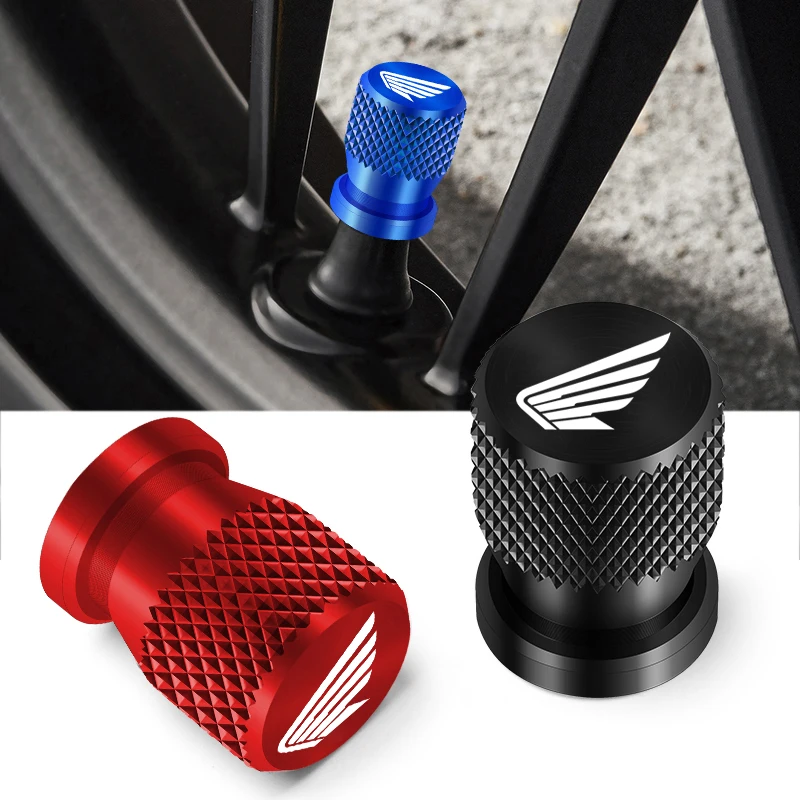 혼다 호넷 NT1100 CB125R CB500 용 밀폐 커버, 섀도우 PCX VFR750 XADV 몽키 타이어 밸브 스템 캡, 오토바이 액세서리