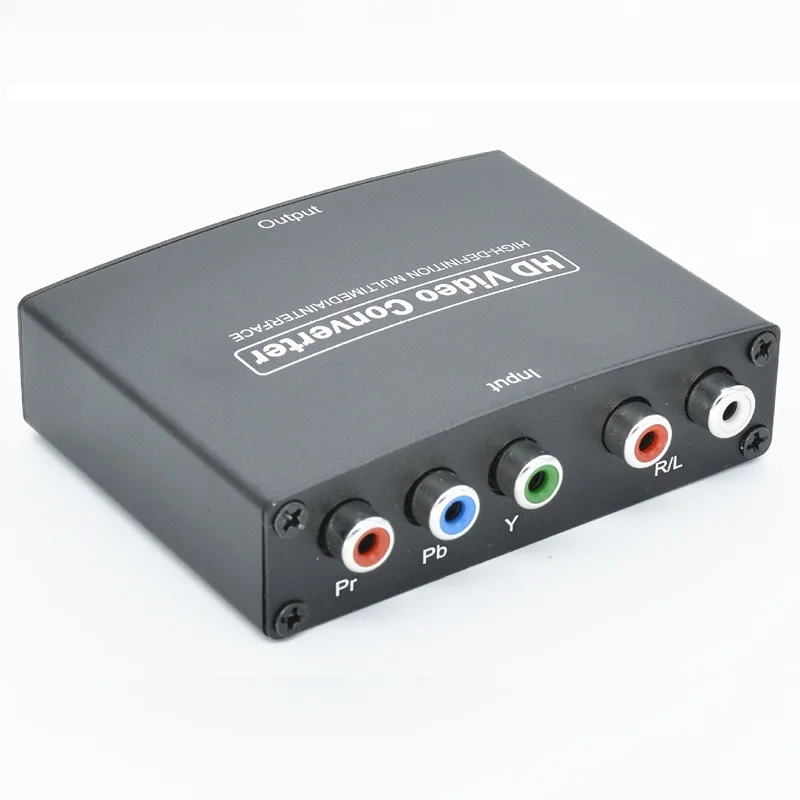 5 RCA Ypbpr L/R 2CH в HDMI-совместимый адаптер для фото-и аудиоконвертера 5 RCA Ypbpr L/R 2CH в HDMI-совместимый адаптер для фото-и аудиоконвертера