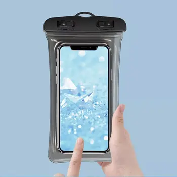 Custodia trasparente impermeabile per telefono con touch screen e laccetto, per cellulari sotto i 7.0 pollici, ideale per nuoto e immersioni