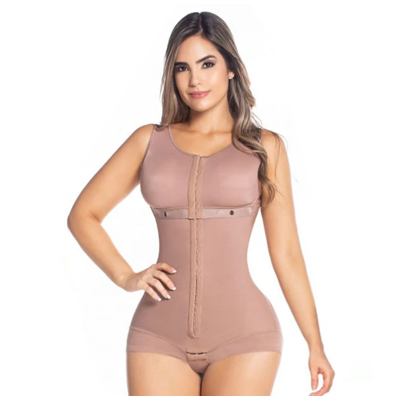 Fajas Colombiana Original Double Abdominal Reinforcement Continuous Three-Row Fastening Corset BBl Post Op Surgery Supplies