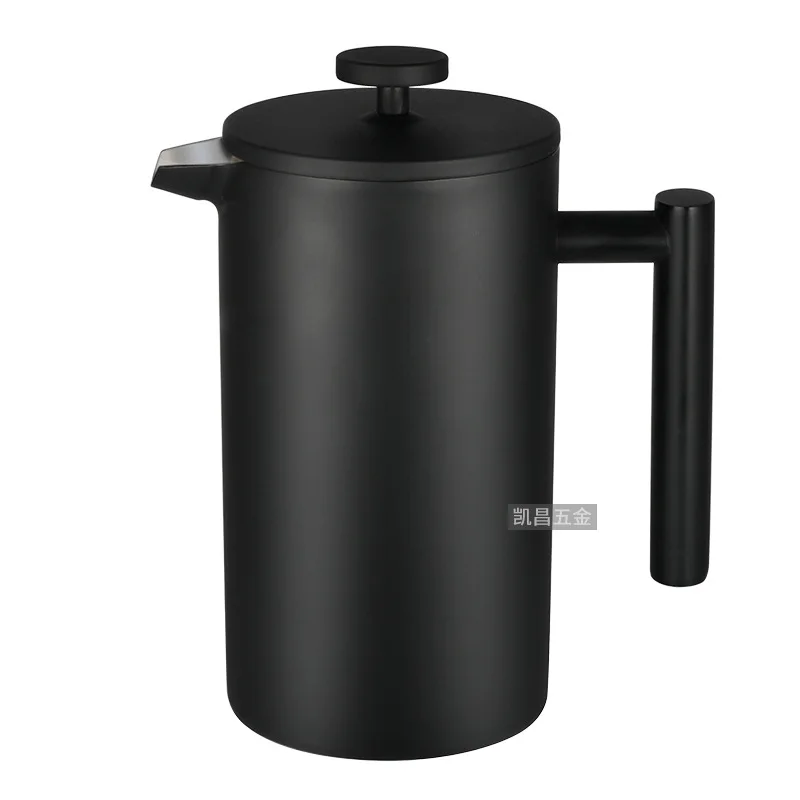 1000ml French Press Coffee Maker and Tea Pot Thermal Kettle Filter Strainer