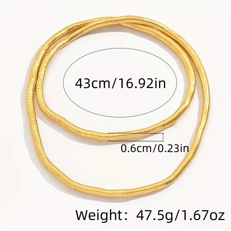 Vinatge Bendable Geometric Long Chain Necklace for Women Multi-layed Unique Design Party Jewelry Gifts