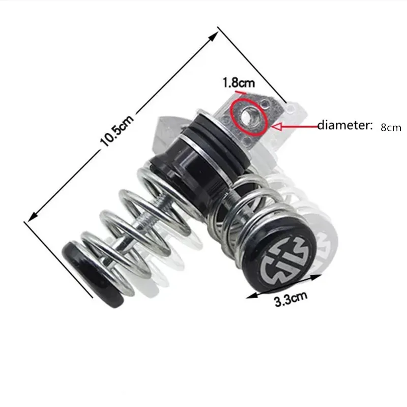 Motorcycle Accessories Motorcycle Footrests Motorcycle Foot Pedals Universal Man Street Motorcycle Foot Rest Scooter Foot-Peg Spring Motorbike Pedal