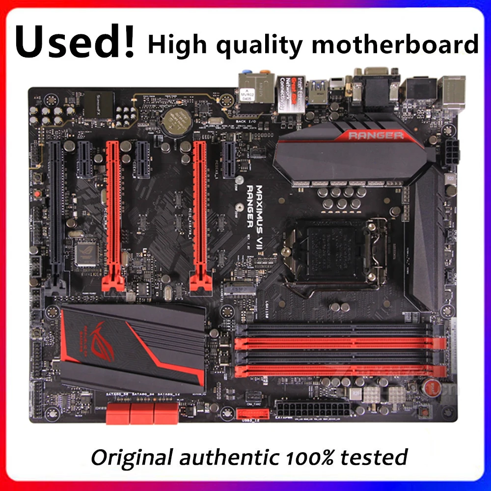 Per Maximus Vii Ranger Scheda Madre Desktop Z97 Lga 1150 Per Core I7 I5 I3 Ddr3 Sata3 Usb3.0 Scheda Madre Usata Originale