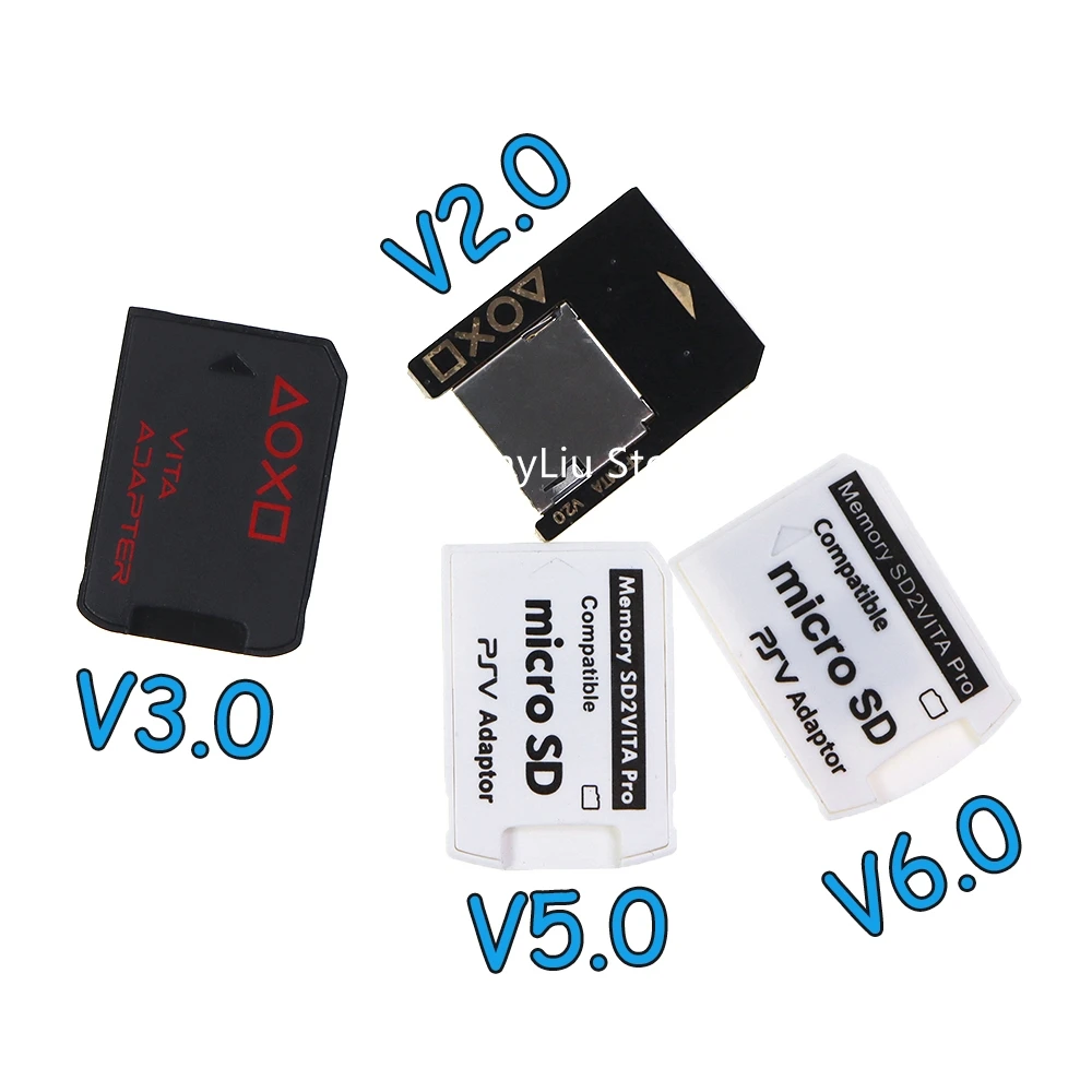 V2.0 3.0 5.0 6.0 Adattatore Sd2Vita Per Scheda Ps Vita Scheda Di Gioco Psvita Adattatore Micro Sd Per Sistema Ps Vita 1000/2000 3.60 256Gb