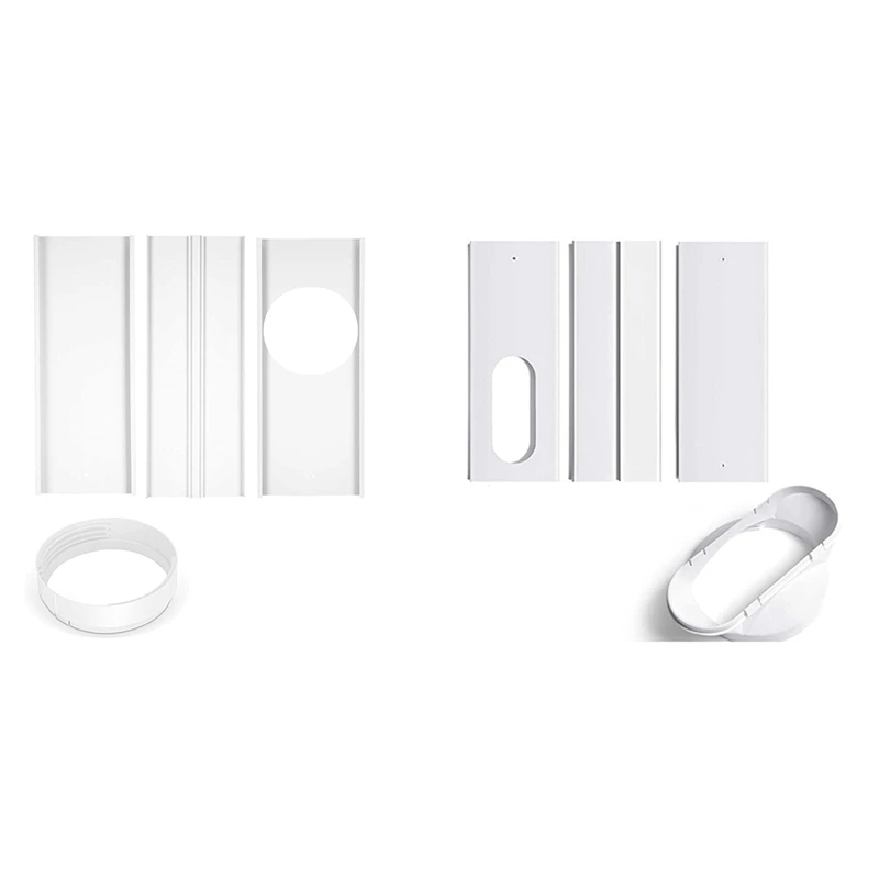 에어컨 창 벤트 키트, 휴대용 AC 유닛용 윈도우 슬라이딩 키트 플레이트, 직경 에어컨 배기 호스 