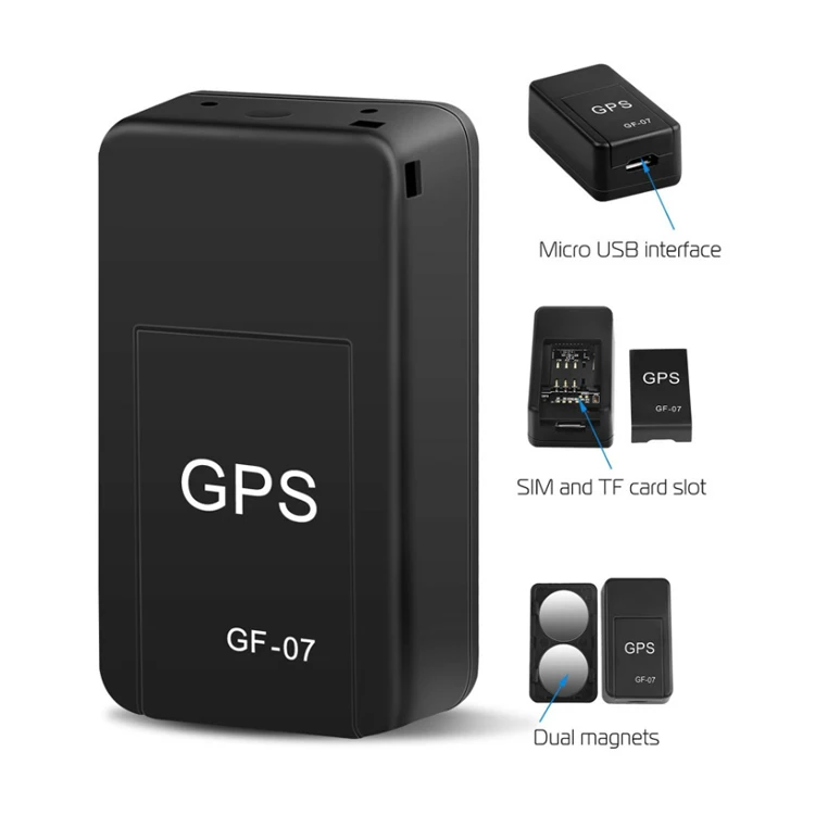 GF-07 Mini GPS Tracker Car GPS Pet Children Elderly Anti-Lost Device Car Real Time Tracking Locator Magnetic Vehicle Locator