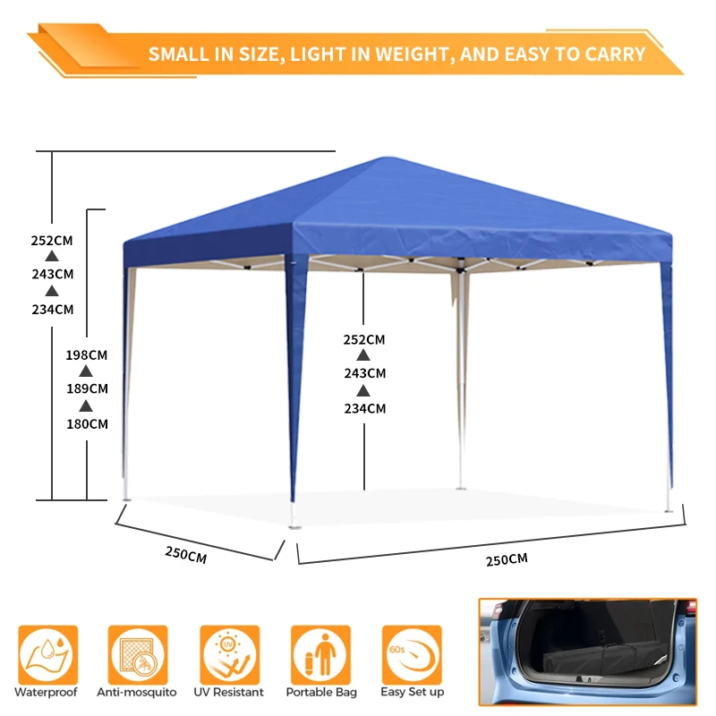 Promotional 10x10ft Outdoor Portable Event Tent Waterproof Durable
