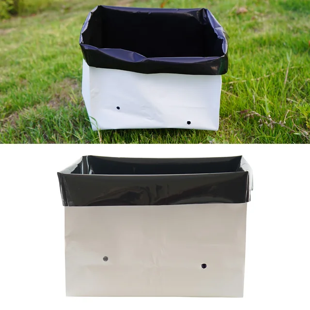 Kerti Pe Ültetési Táska Gyümölcs Zöldségek Virág Eper Termesztése Edény Konténer Ültetvényes Tasak Farm Kertészet Termesztési Táskák