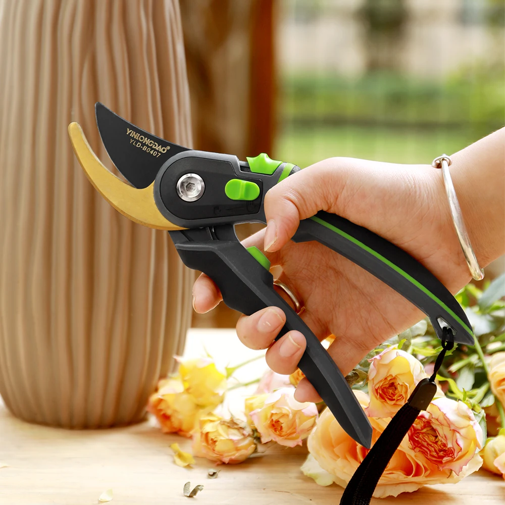 Multifunctional Pruning Shear Garden Tools Labor Saving Scissors Gardening Plant Sharp Branch Pruners Protection Hand Durable - Image 4