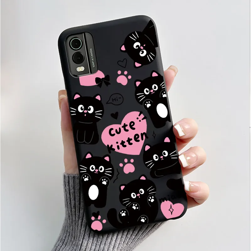 Black Soft Silicone TPU Luxury Fashion Flower Butterfly Phone Case