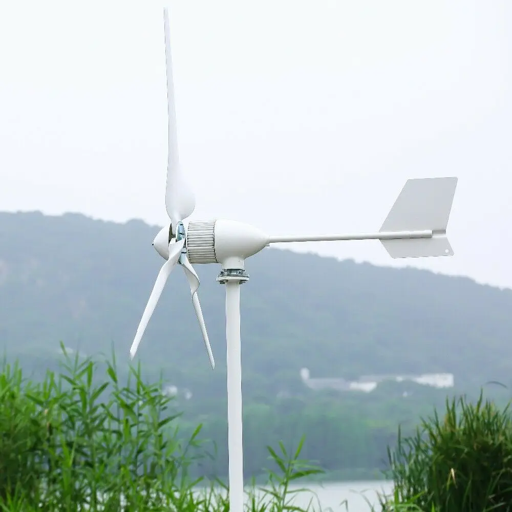 

FLTXNY 1000W 12V 24V 48V Horizontal Wind Turbine For Home 1KW Wind Power Generator 3 Blades Windmill Energy Turbines
