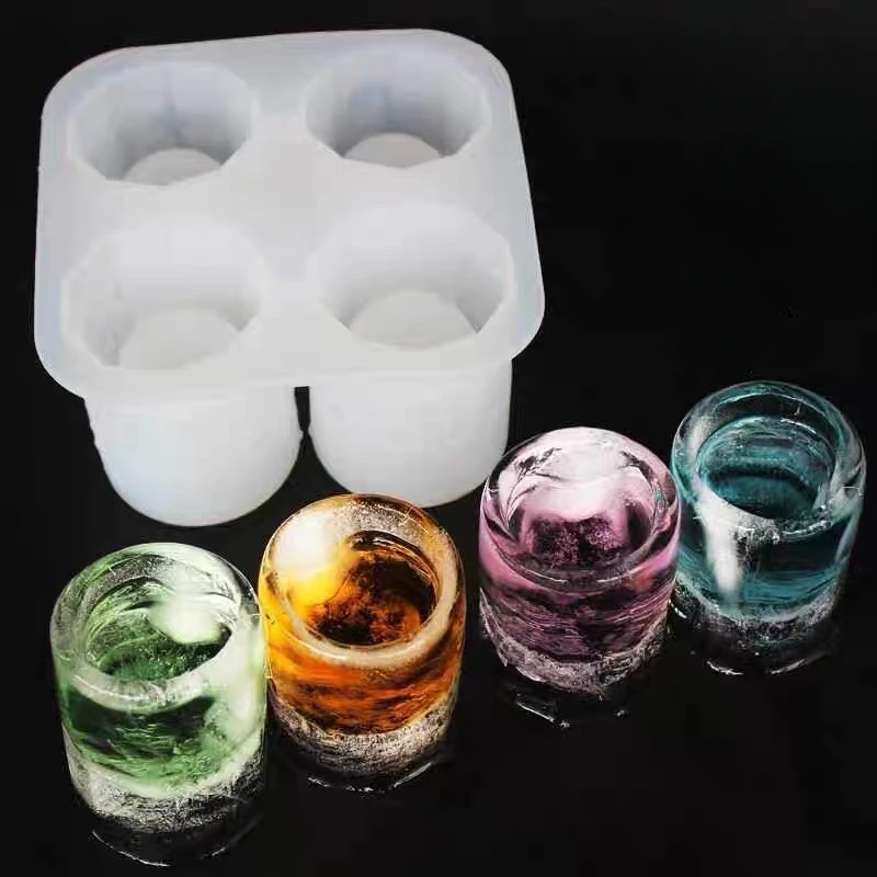 Ice Cup Making Mold Ice Cube Tray Mold Makes Shot Glasses Mould Novelty Gifts Tray