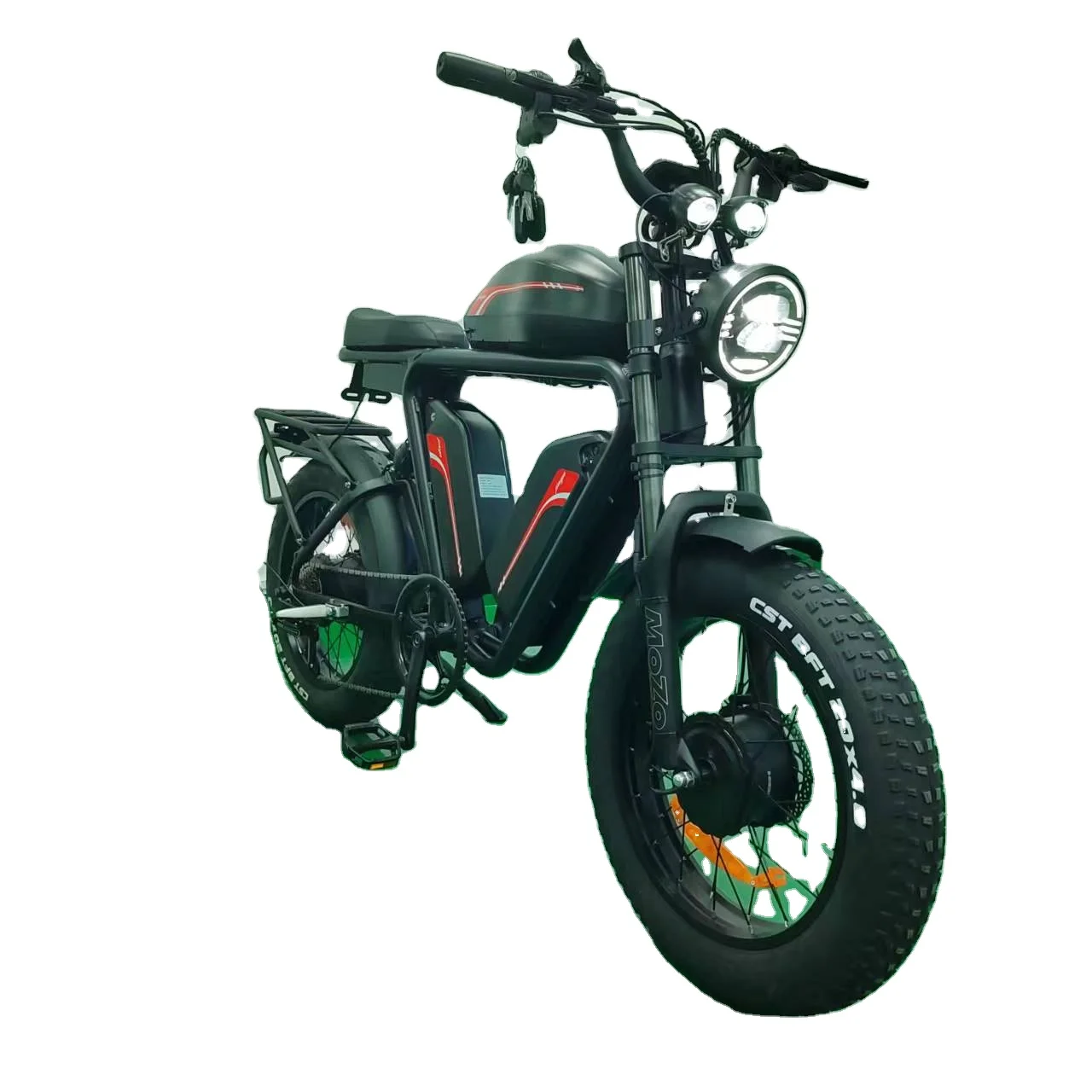 20 Inch Fat Tire 48v1000w*2 Dual Motors 48v 70ah Lithium Batteries Electric Bike Bicycle For Adult