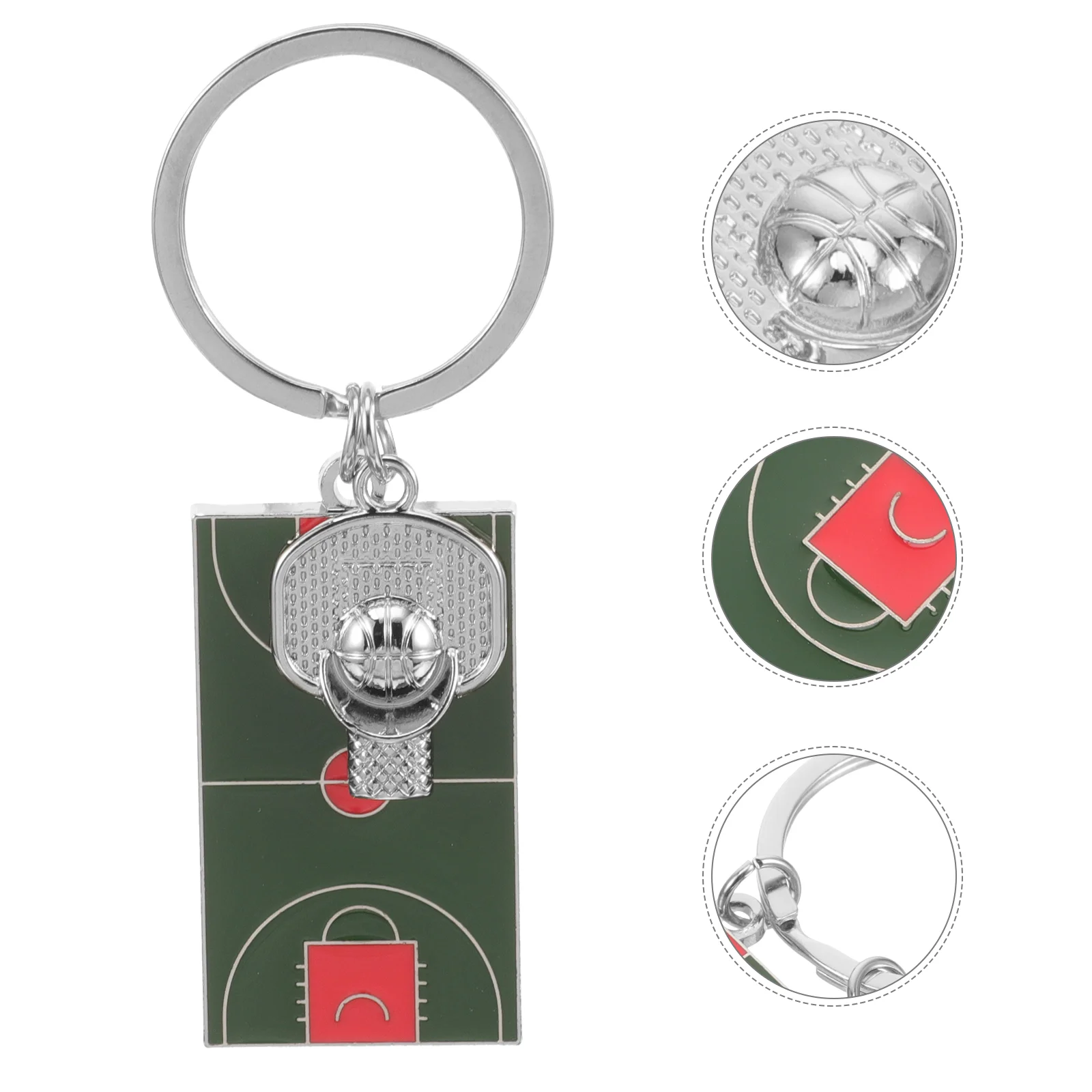 The Gift Gifts Basketball Key Chain Ornament Zinc Alloy Court Ring Pendant Sports Rings shiny zinc crystal studded lady shoe trinket box high social heels shoe trinket jewelry box crystal shoe ring holder