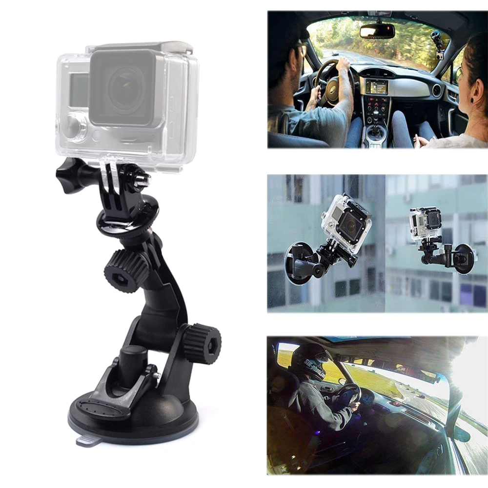 Supporto Per Parabrezza Per Auto Supporto Per Ventosa Per Gopro Hero 11 10 9 8 7 6 5/Apeman/Akaso/Campark/Remali/Apexcam Action Camera