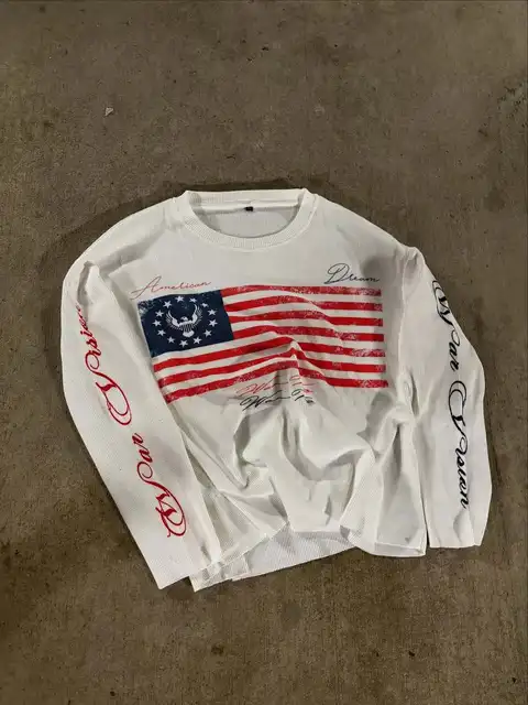 Nouveau sweat à capuche rue col rond à manches longues personnalisé lâche T-shirt lettre imprimé lâche et polyvalent brodé vêtements 1