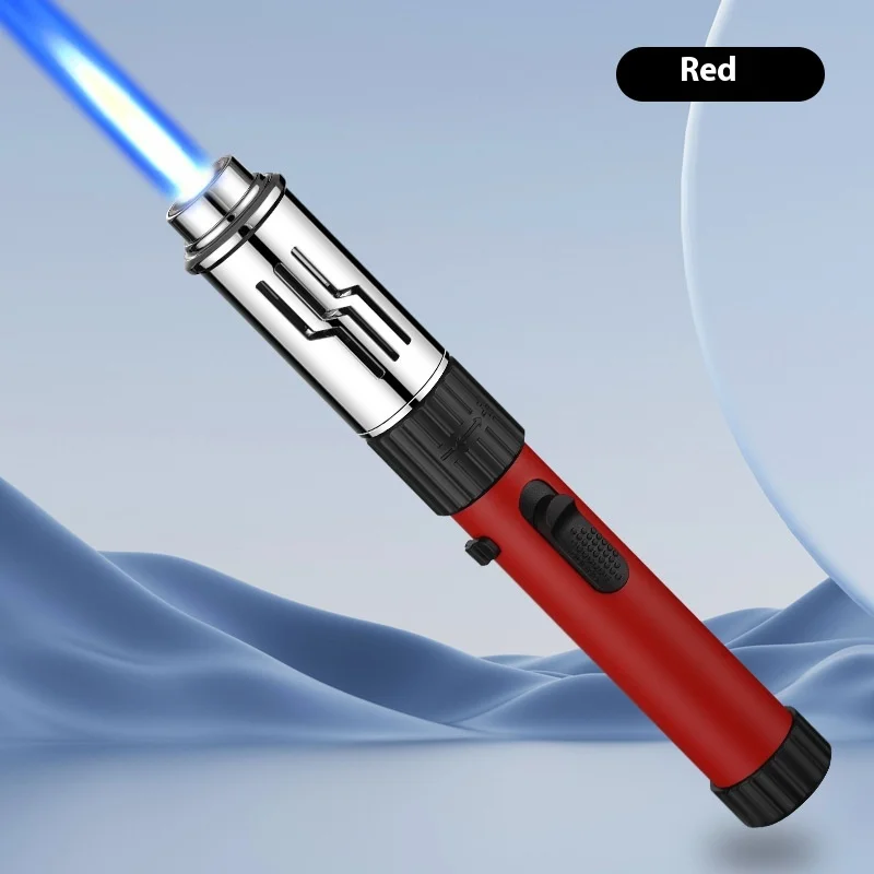 Powerful Blue Flame Jet Torch Gas Lighter Windproof High Firepower Cooking Kitchen Metal Welding Gun Outdoor Cigar Barbecu gas torch welding torch butane torch