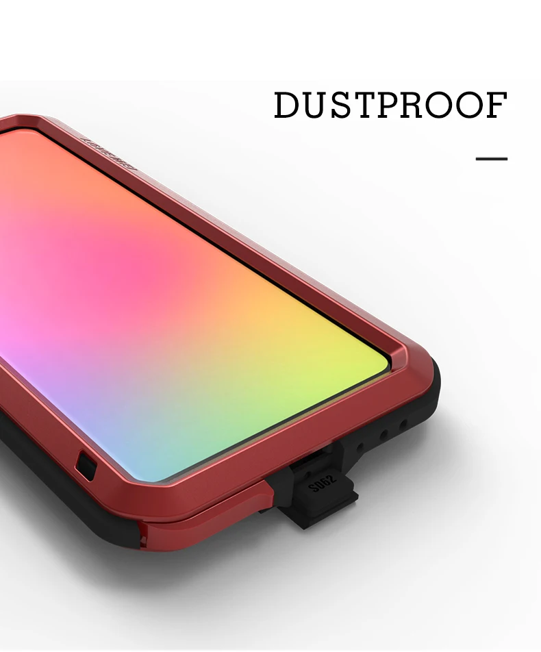 Love Mei Case For Samsung Galaxy S20 Ultra A70 A50 A30 A21 A41 A51 Note 10 Lite 20 Metal Armor Shock Dirt Proof Water Phone Case