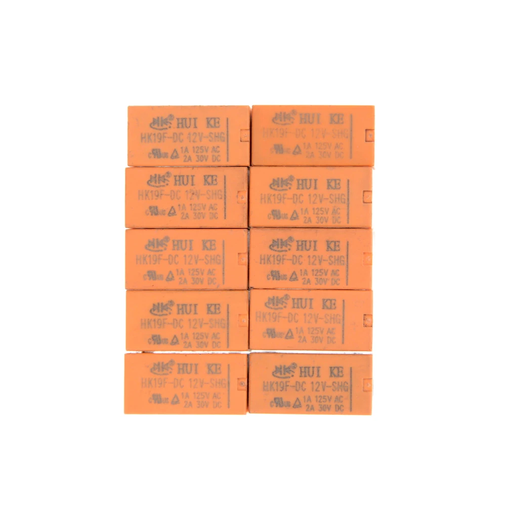 Description Picture 2 of item10Pcs DC 12V SHG Coil DPDT 8 Pin 2NO 2NC Mini Power Relays PCB Type HK19F Communication Signal Relay Electromagnetic Relay