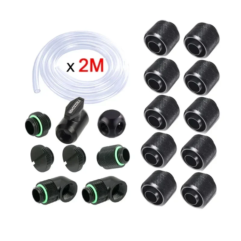 Zemod-pc Water Cooling Mangueira Fitting Kit g1 Acessórios de Tubo Macio Torção Rápida 9.5*12.7 10*13 10*16 mm Mangueira - Imagem 3