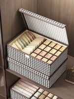 1PC Underwear drawer storage bag Foldable closet storage box Drawer divider storage box Underwear and socks storage box 2