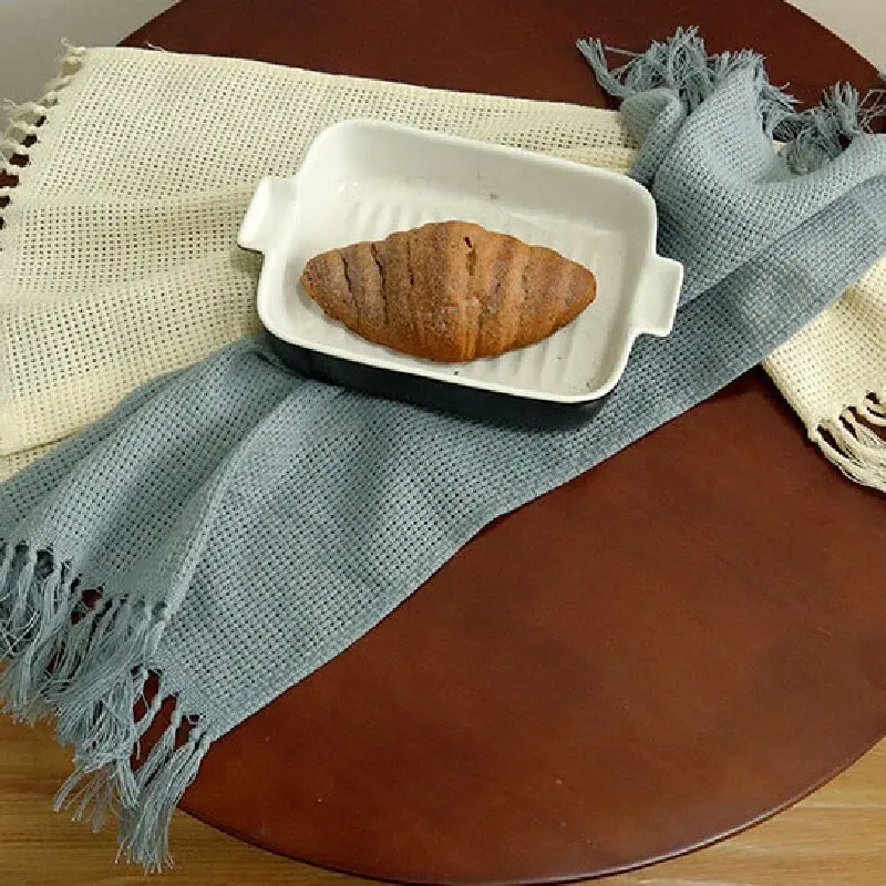 YEUZLICOTTON 100% Cotton High Quality Kitchen Towels Set Soft Dish Towel 6Pcs 15x16 Inches Cleaning Cloth Decorations Tea Towels 6