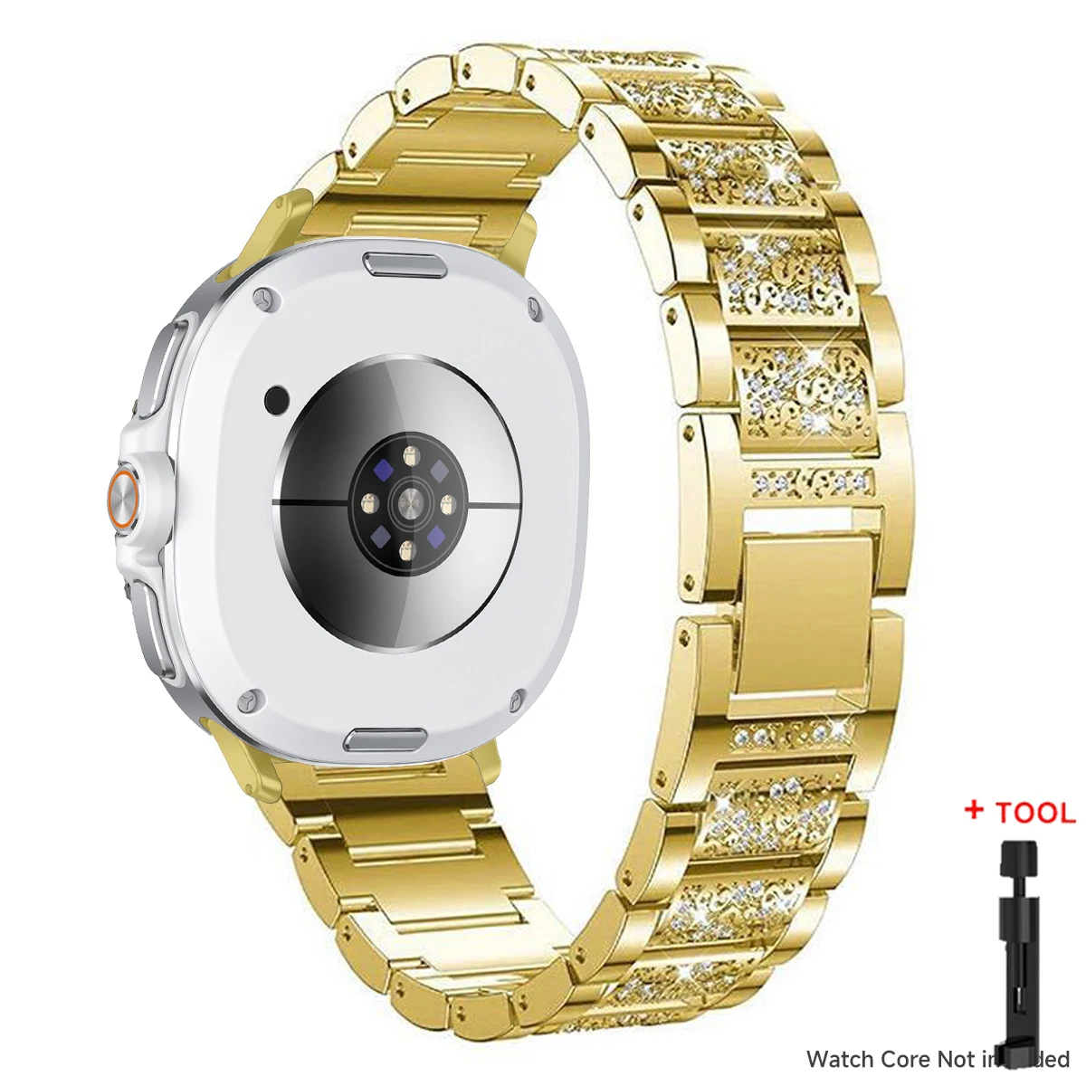 Shining Rhinestone Bracelet Wristband for Smartwatch - Elegant Strap Band Accessories