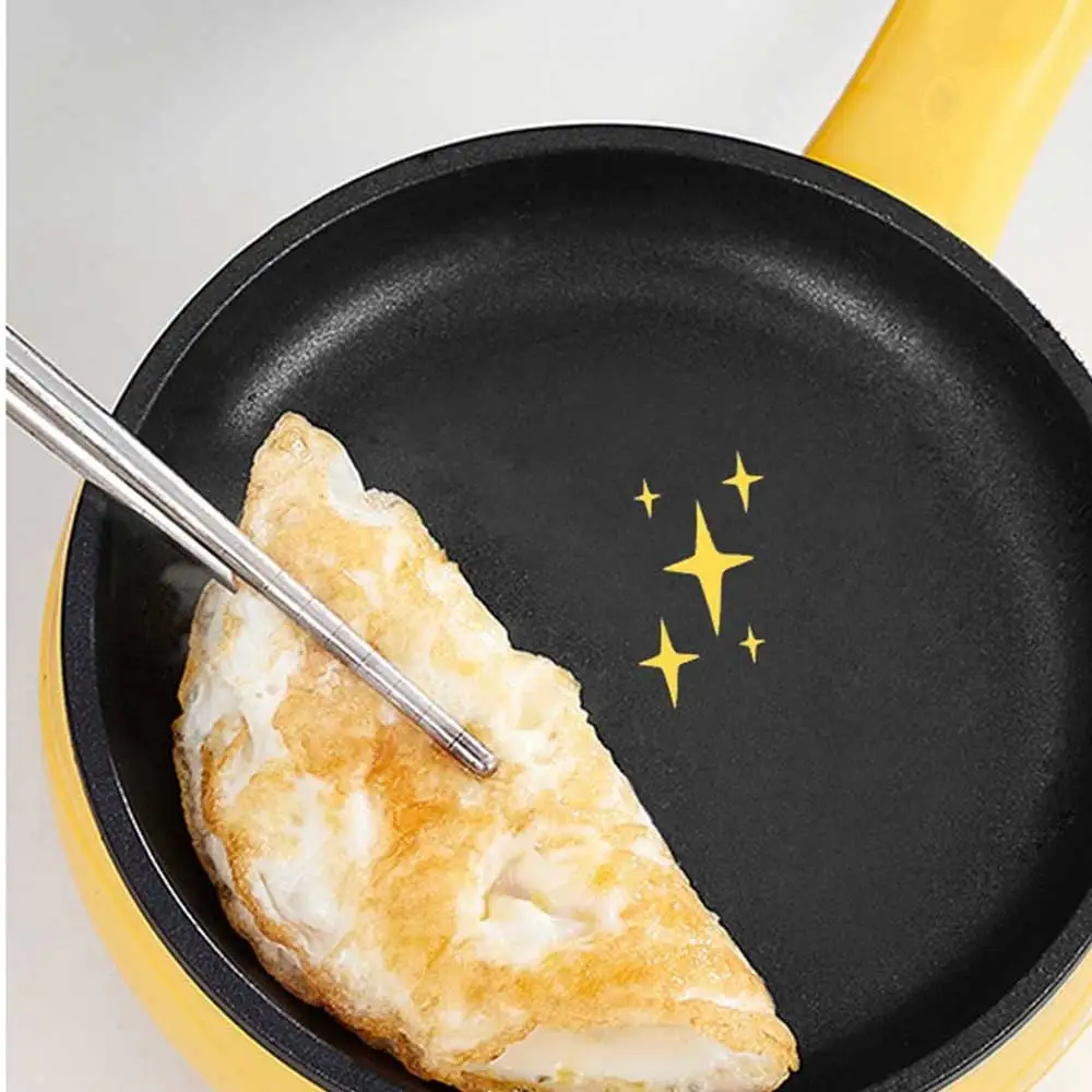 Multifunction Household Mini Egg Omelette Pancakes Electric Fried Steak Frying Pan Non-Stick Boiled Eggs Boiler Steamer Tools 5