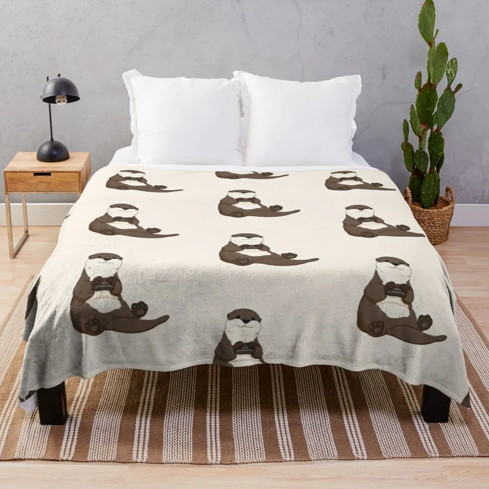 

Cute You're My Favorite Rock Otter Throw Blanket for winter Comforter blankets ands Single Soft Blankets