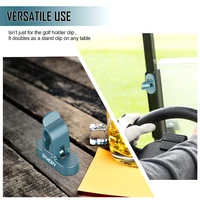 1PC Magnetic Golf Holder Clip For Golf Cart Aluminum Alloy Stand Clip Hold 30-60 Rings Golf Gifts For Golfers 1