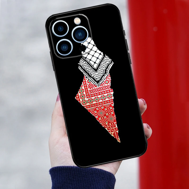 iphone 13 pro max cover Palestine Map Arabic Case For iPhone XR X XS Max 7 8 Plus SE2 11 12 13 Pro MAX Cell Phone Cover Casing Coque iphone 13 pro max wallet case