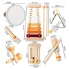 Baby Musical Instruments Montessori Wooden Toys,Percussion Xylophone Set for Toddlers,Preschool Educational Gifts 3