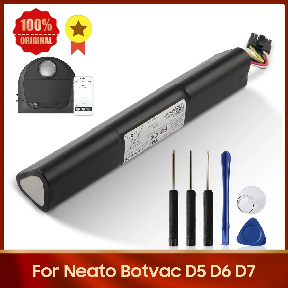 

Новая сменная батарея 205-0011 для Neato Botvac D3 D4 D5 D6 D7 205-0011 батарея для подметающего робота-уборочной машины 4200 мАч