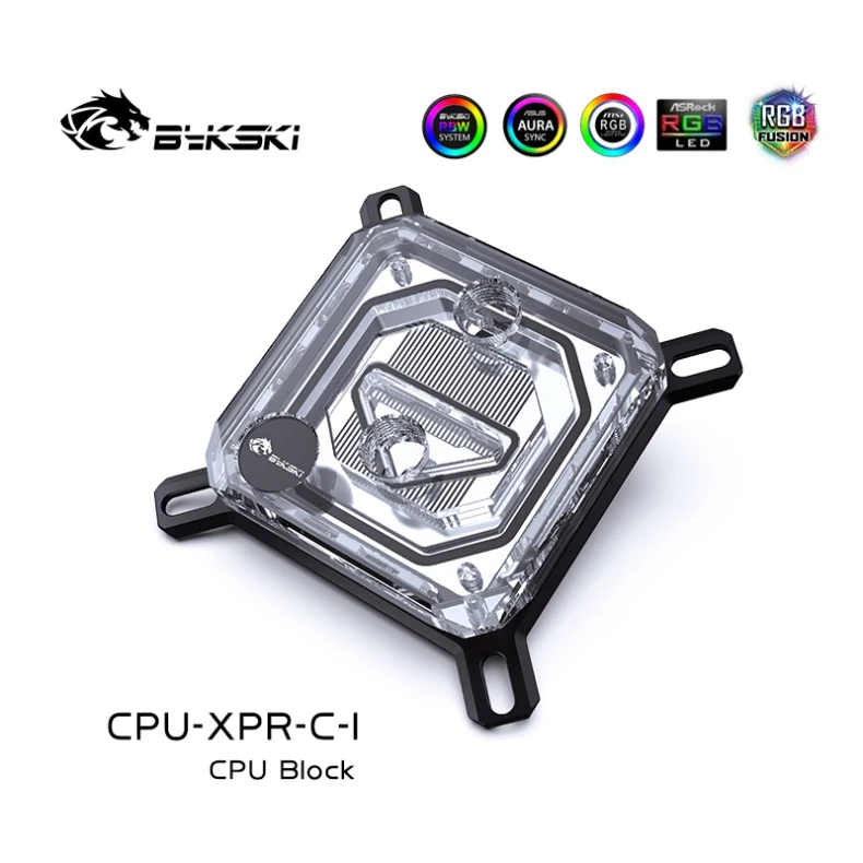 Bykski CPU Block Use for INTEL LGA115X 1200 1700 2011 /AMD Ryzen 3/5/7 X470 X570 Water Cooler Radiator CPU-XPR-C-M/CPU-XPR-C-I 9 Sa4fe52a67fed468897e0524b7f59c4b6L