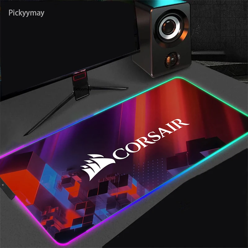 

RGB коврик для мыши CORSAIR, большой компьютерный геймерский коврик для клавиатуры, коврик для ноутбука, игровые аксессуары, Настольный коврик, к...