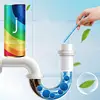 Sink Drain Sticks Drain Cleaner Sticks Clog Remover 14Pcs Sewer Floor Drain Deodorizing Stick Pipe Unclog Cleaning Rod For 3