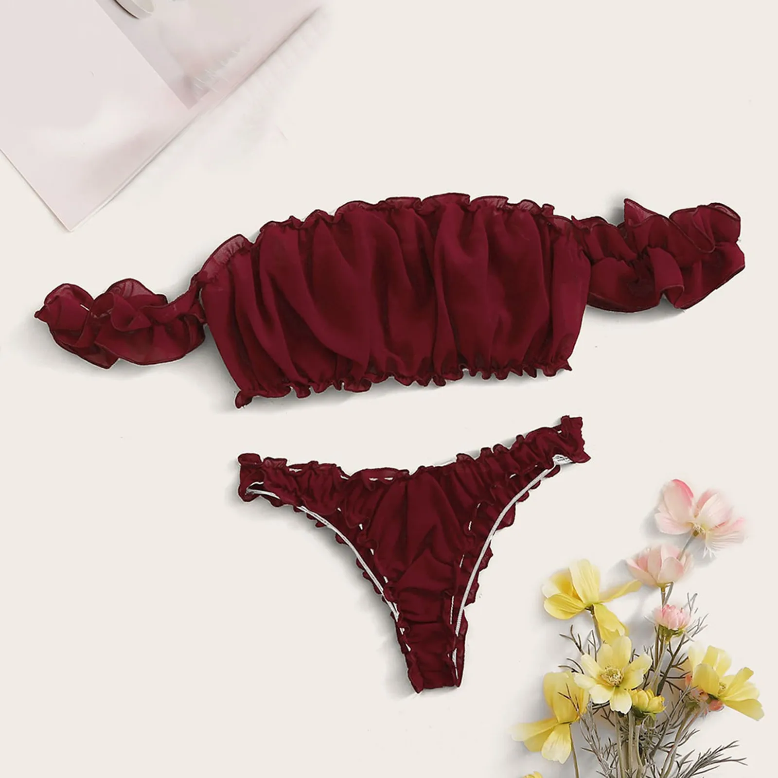 Neu im sexy Pama-Set, sexy Lingie-Set für Frauen, Spitzen-Cami-Shorts, zweiteiliges Satin-Lingie-Damen-Sexy-Unterwäsche-Ropa_voghion.com